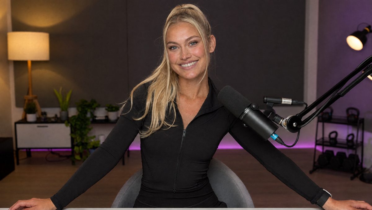 The original approved photo of Nina Vellin in her first studio.